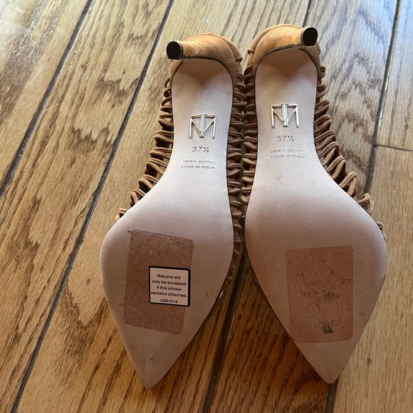Tamara Mellon Brown Strappy Heels